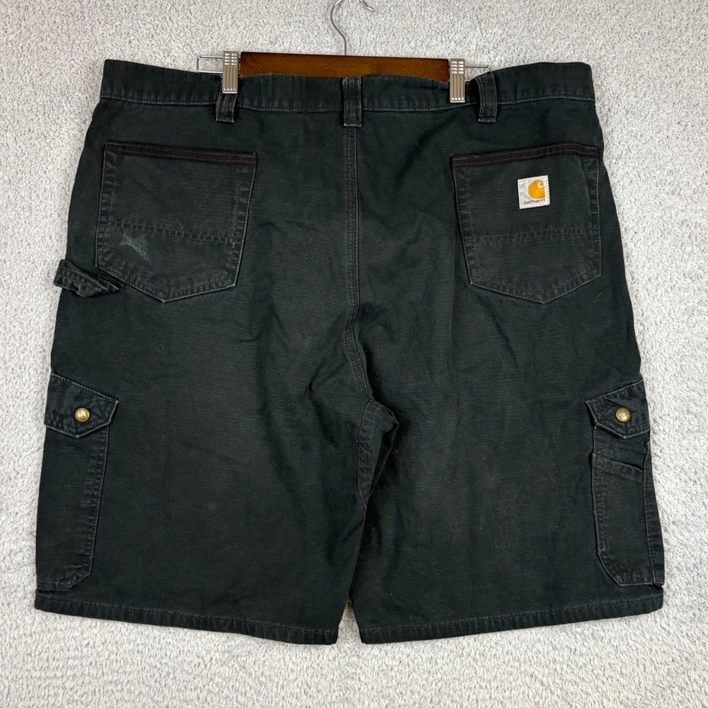 Carhartt Cargo Shorts Mens 44 Black Ripstop B357 BLK Workwear Gorpcore Skater